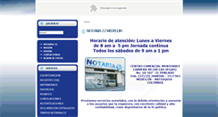 Desktop Screenshot of notaria22medellin.com